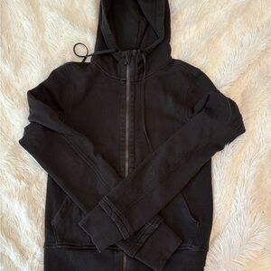 Black womens scuba hoodie